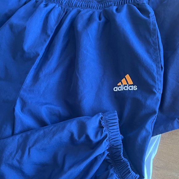 Vintage Adidas TRACKSUIT RN88387 CA00411 Blue White Flag Tag 90’s Womens Medium - Picture 7 of 12